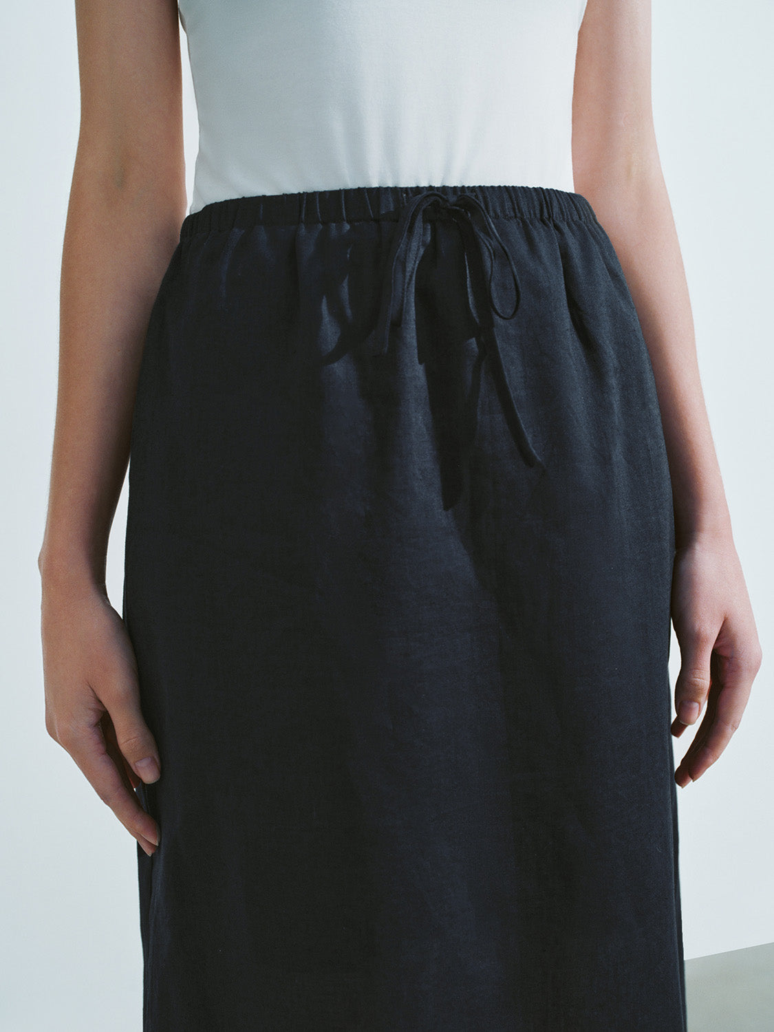 Midi A-Line Skirt