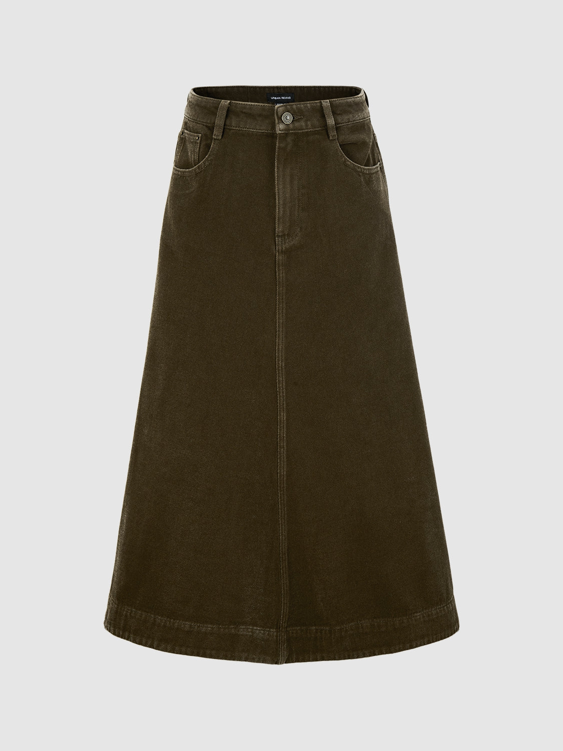 Maxi A-Line Denim Skirts