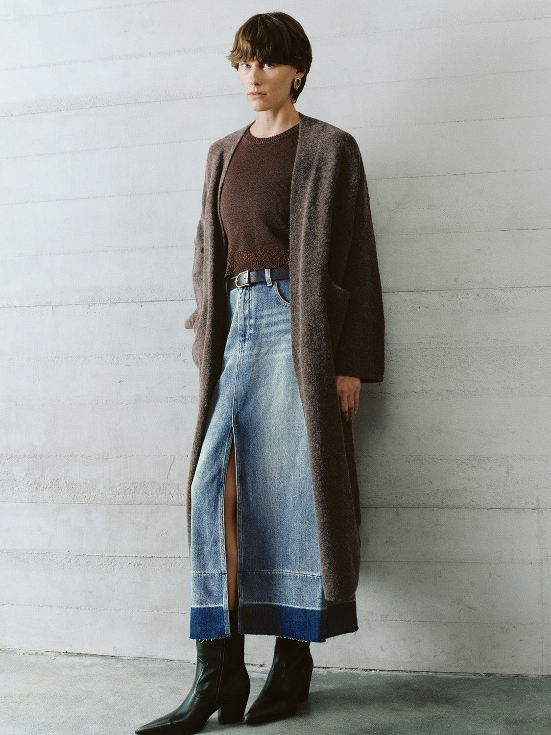 Regular Denim Skirts