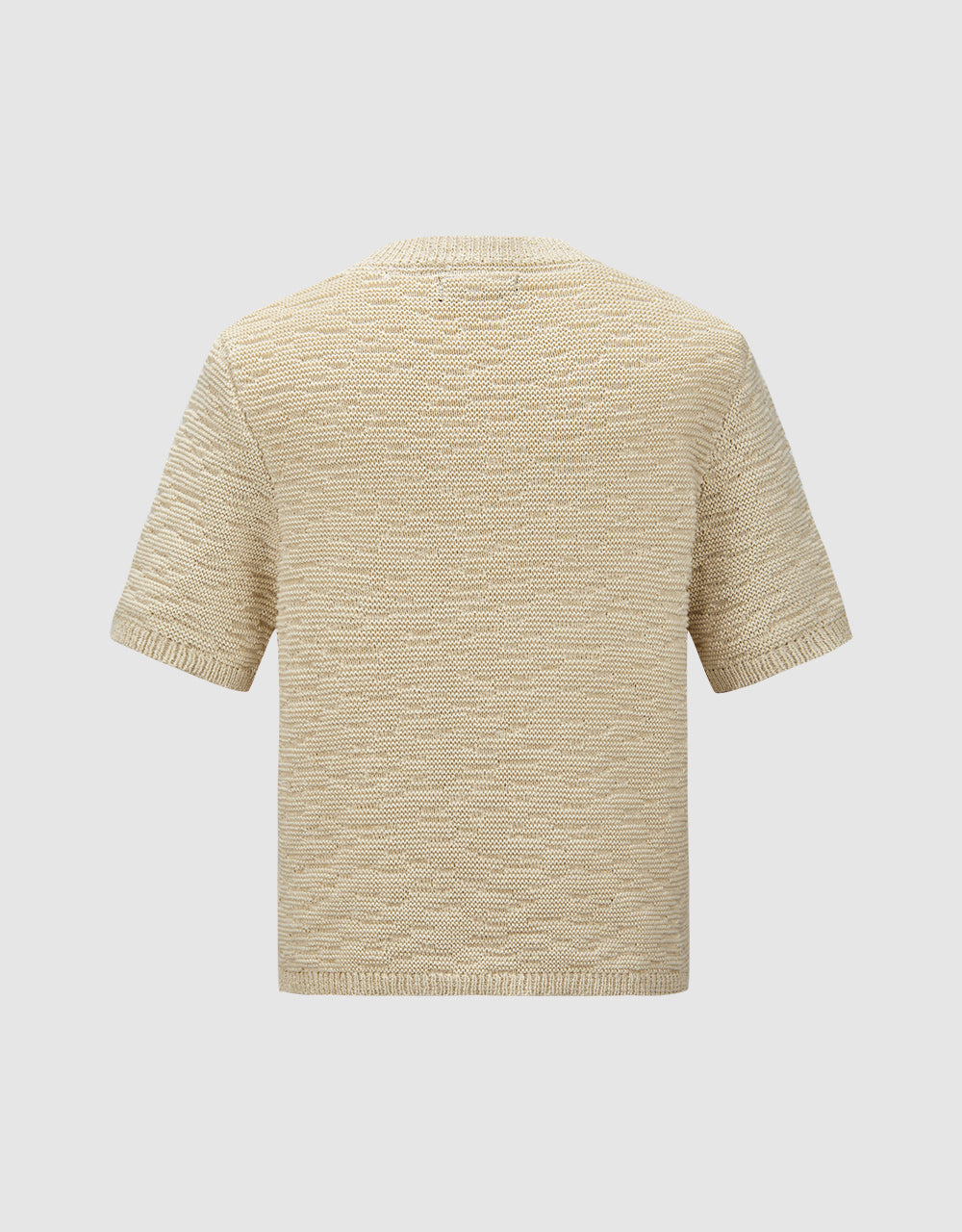 Crew Neck Knitted T-Shirt