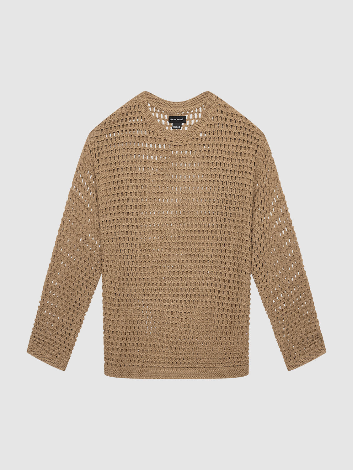 Crew Neck Loose Knitted T-Shirt