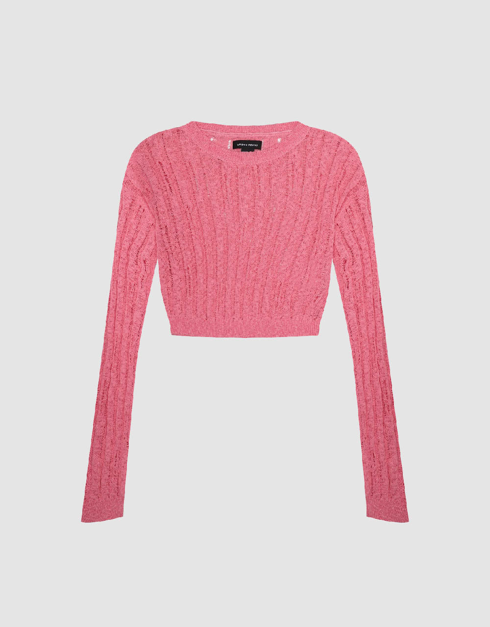 Crew Neck Knitted T-Shirt