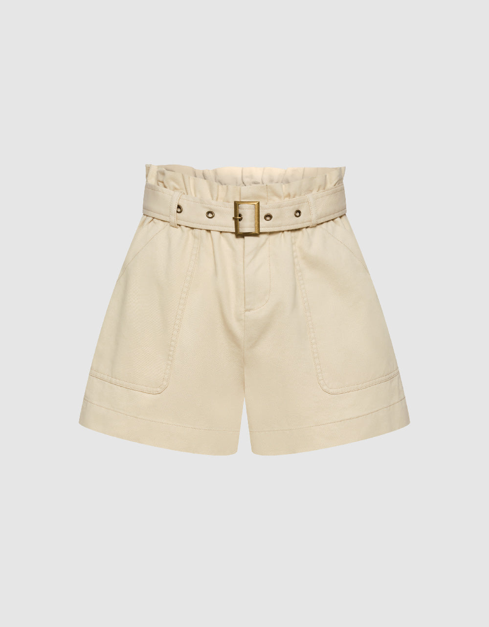 Loose Shorts With Belt