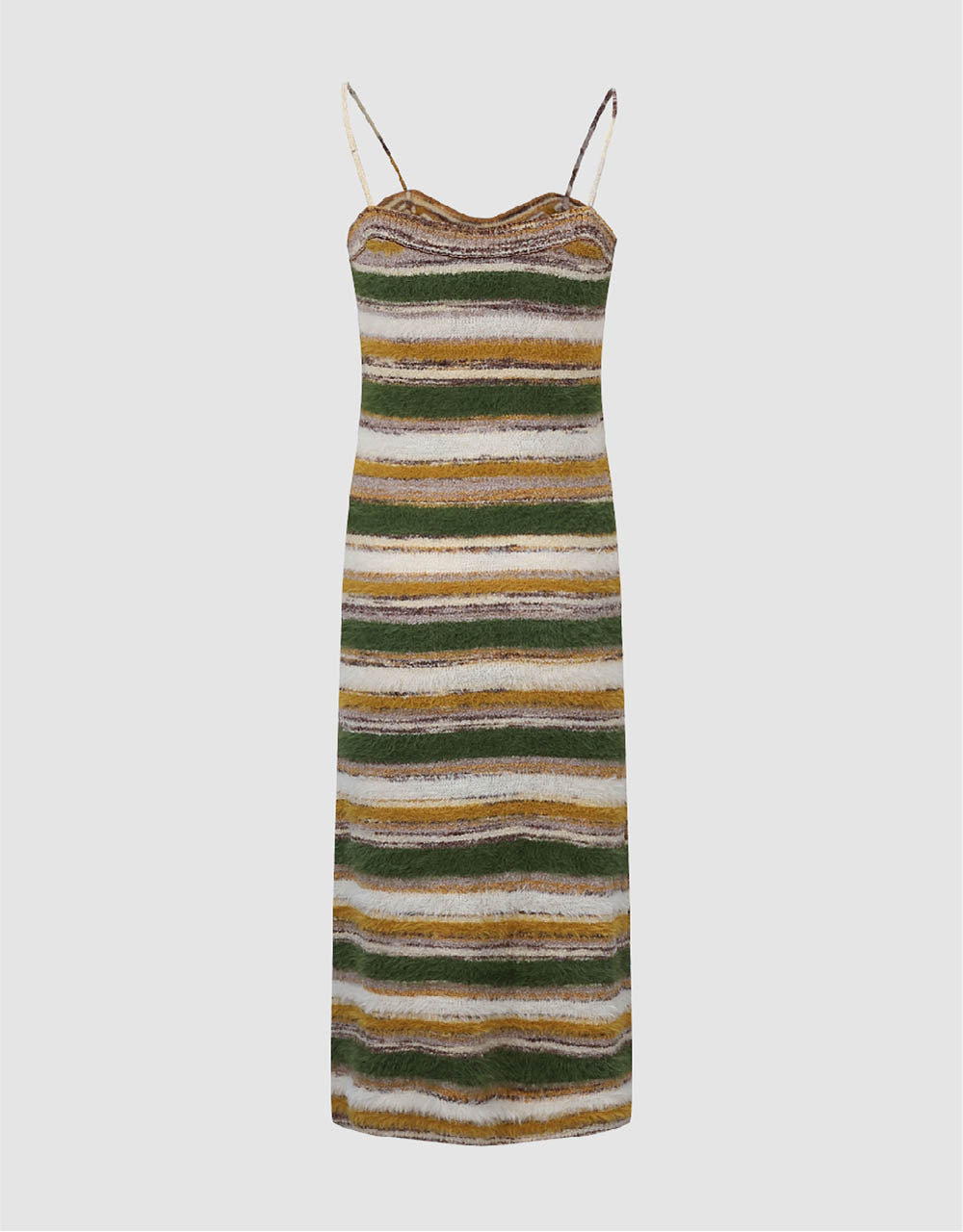 Sleeveless V-Neck Knitted Dress