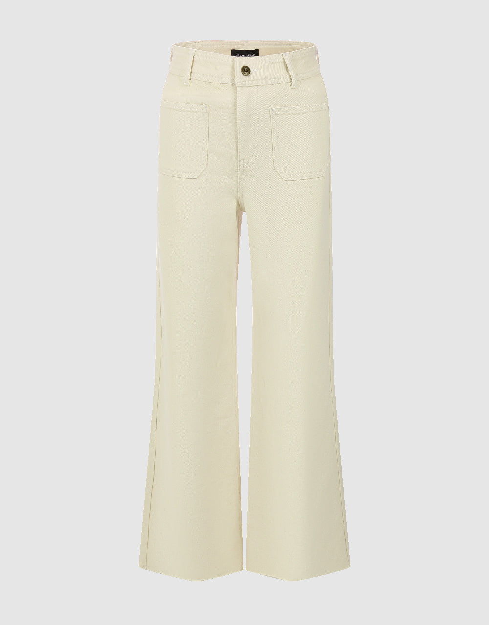 Front Pocket Wide-Leg Jeans