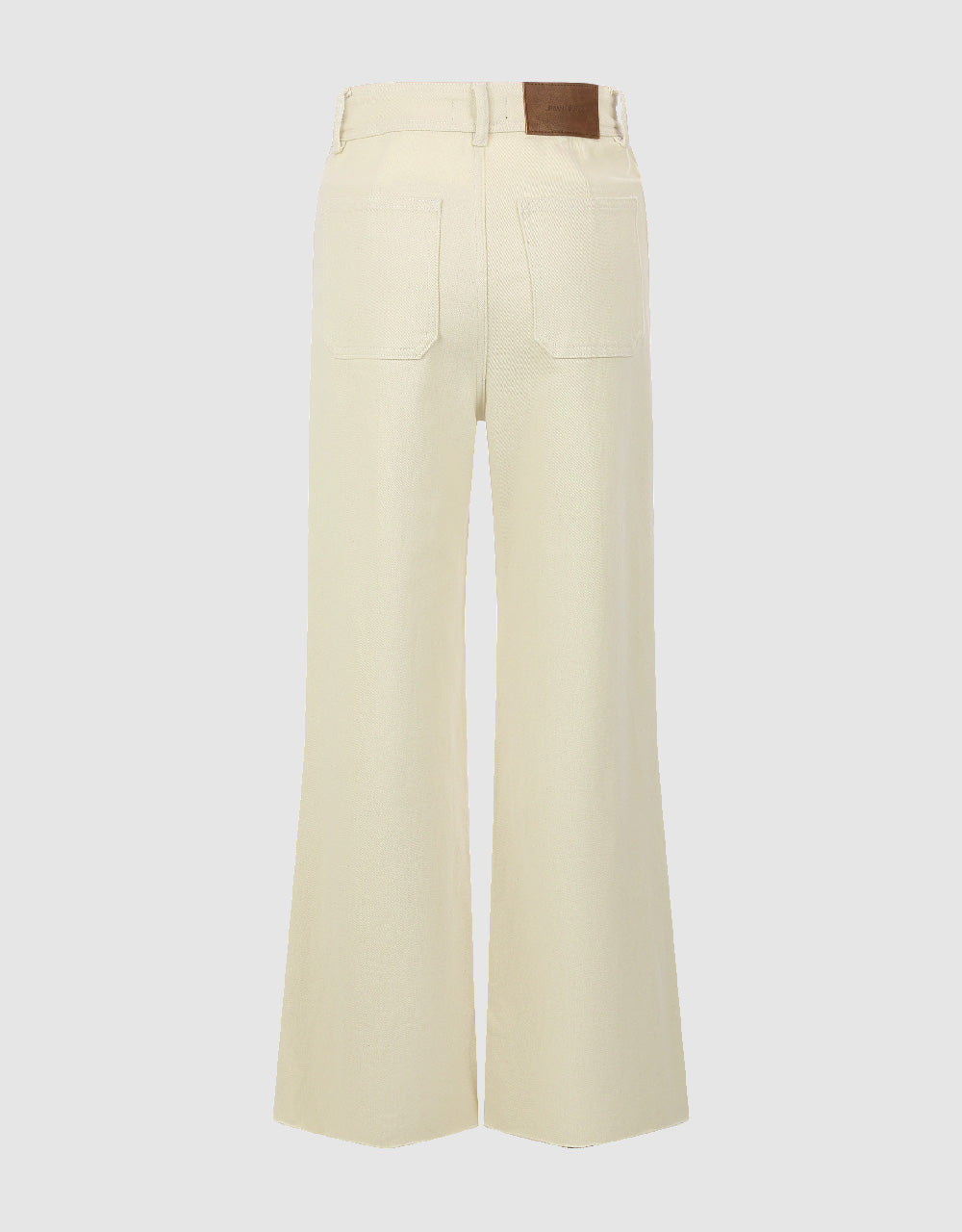 Front Pocket Wide-Leg Jeans