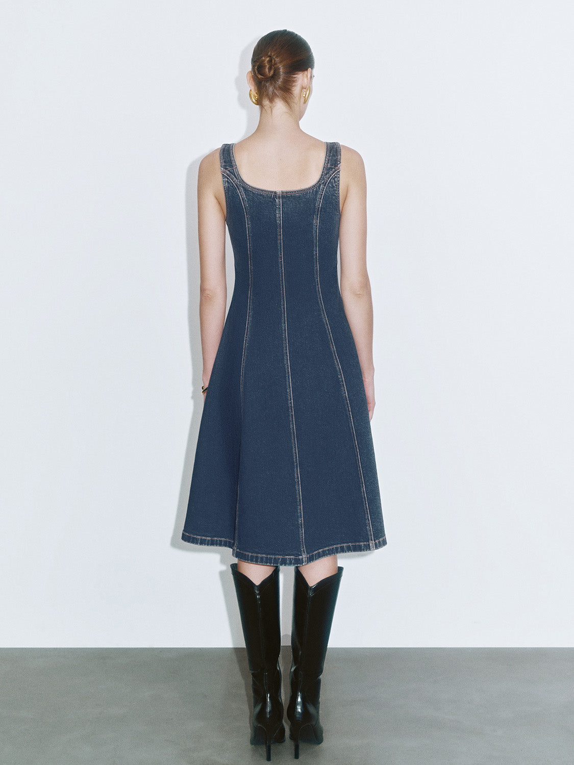 A-Line Denim Dresses