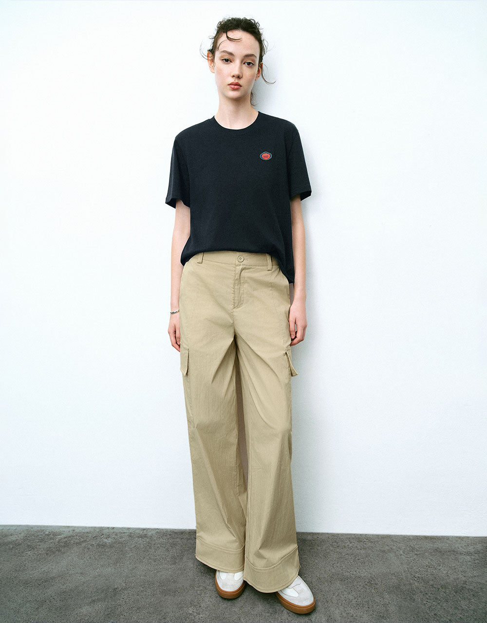 Loose Wide-Leg Pants