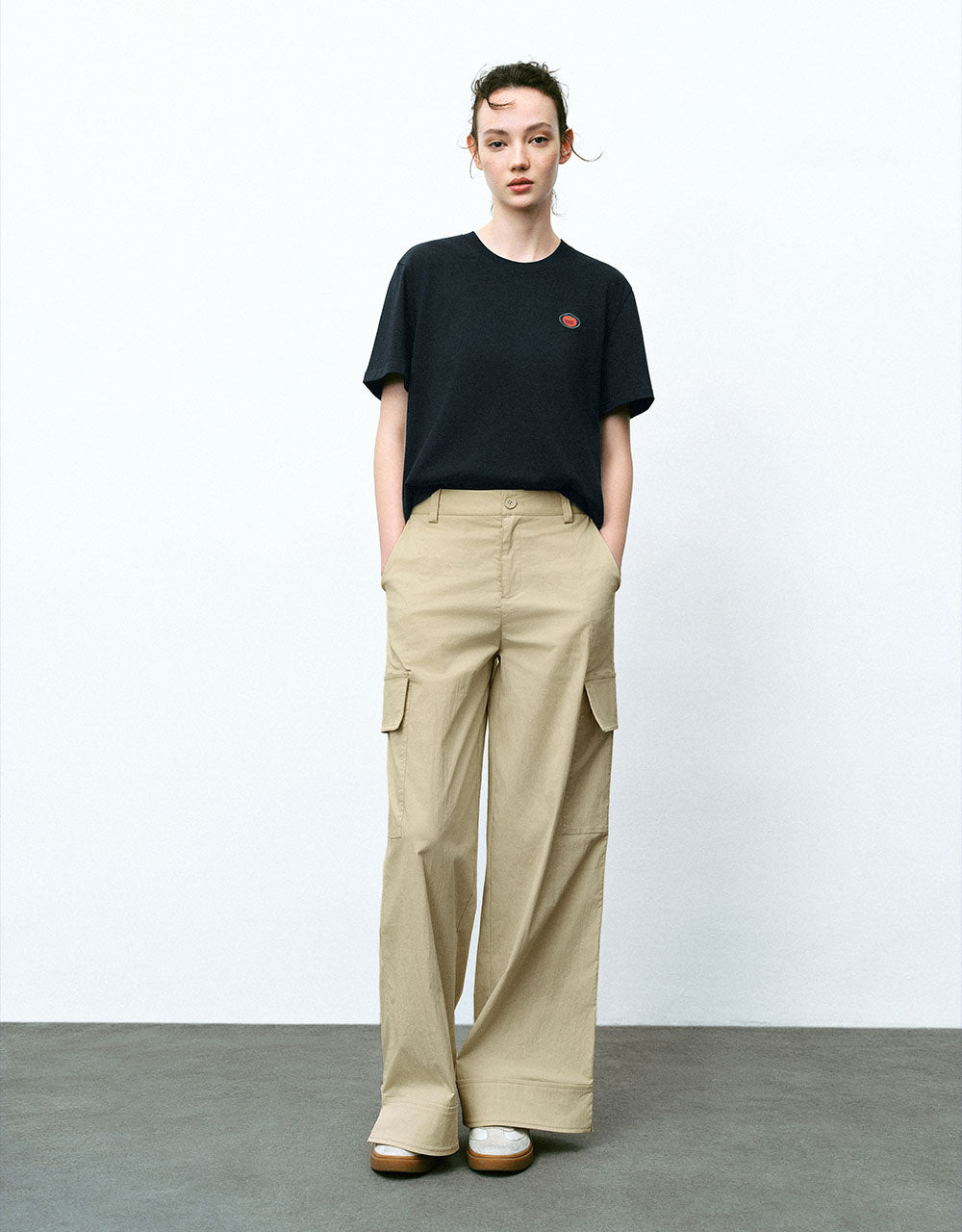 Loose Wide-Leg Pants