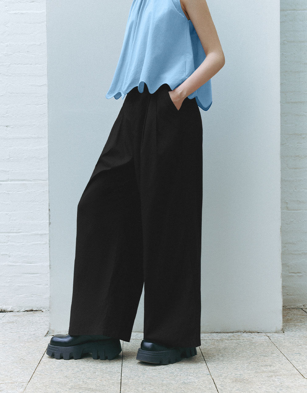 Wide-Leg Loose Pants