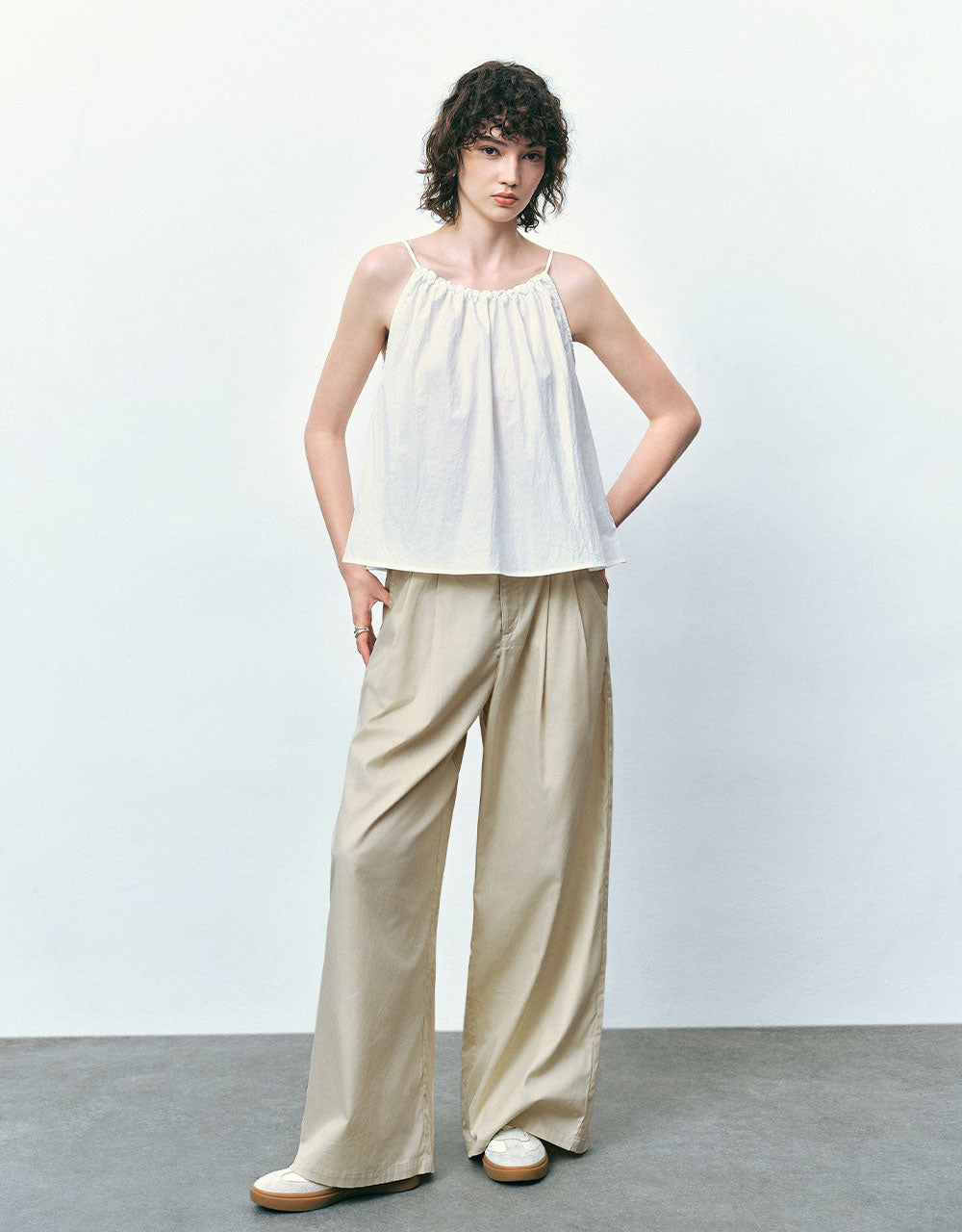 Wide-Leg Loose Pants