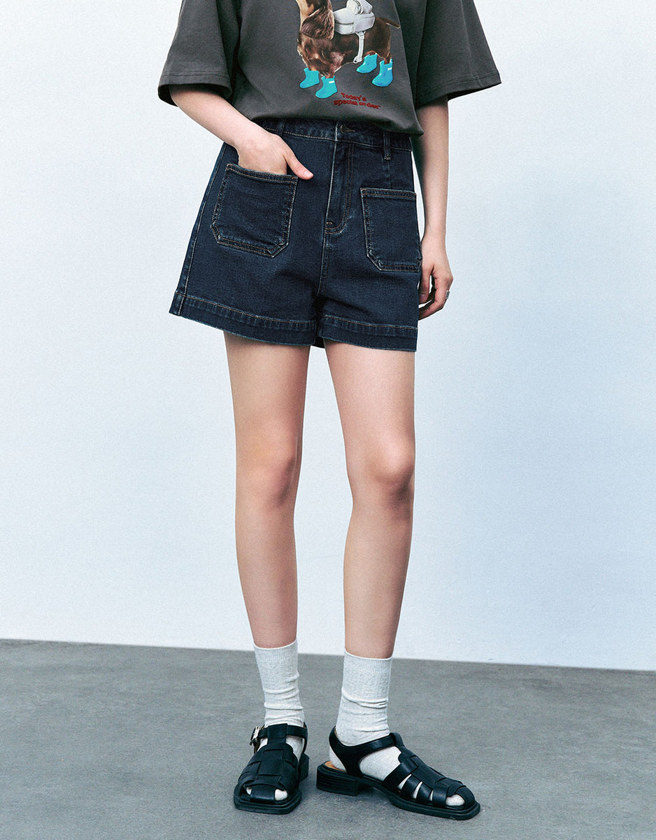 Front Pocket Denim Shorts – Urban Revivo Thailand