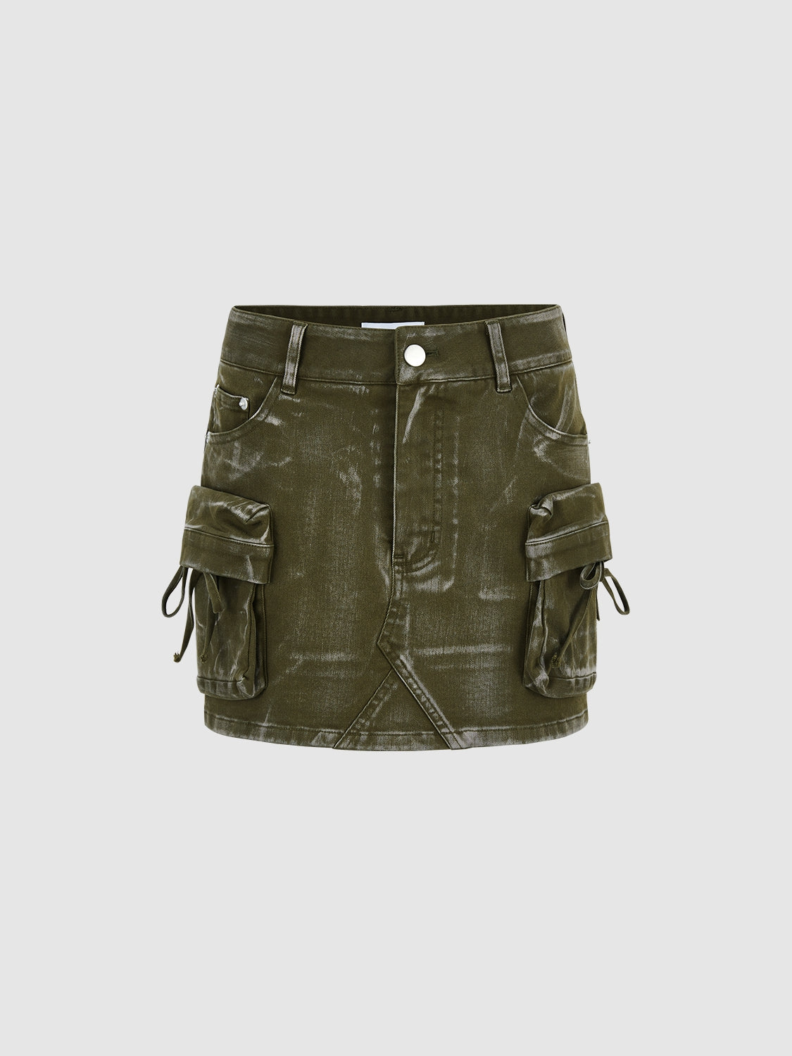 Multi Pocket Mini A-Line Skirt