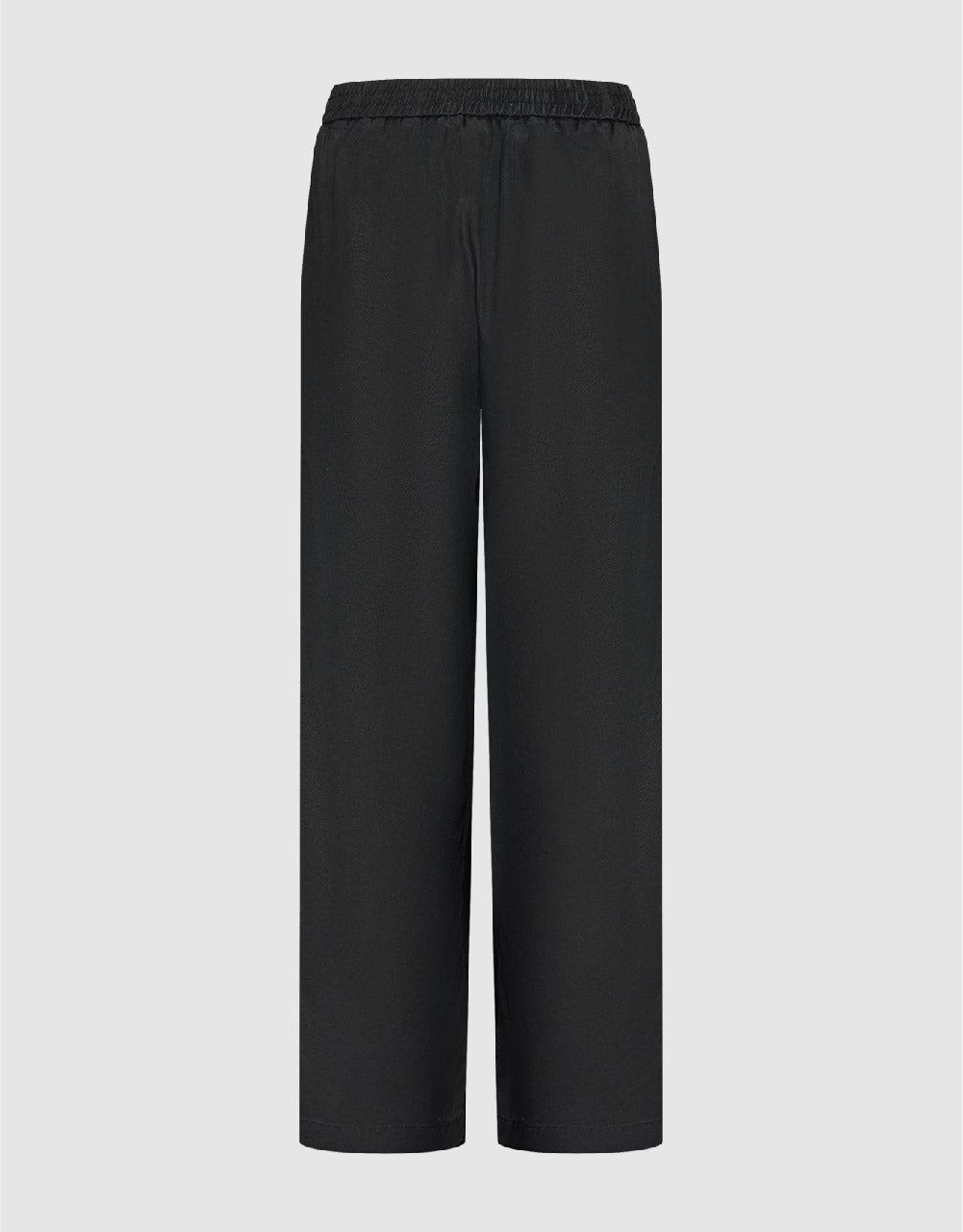 Elastic Waist Wide-Leg Pants