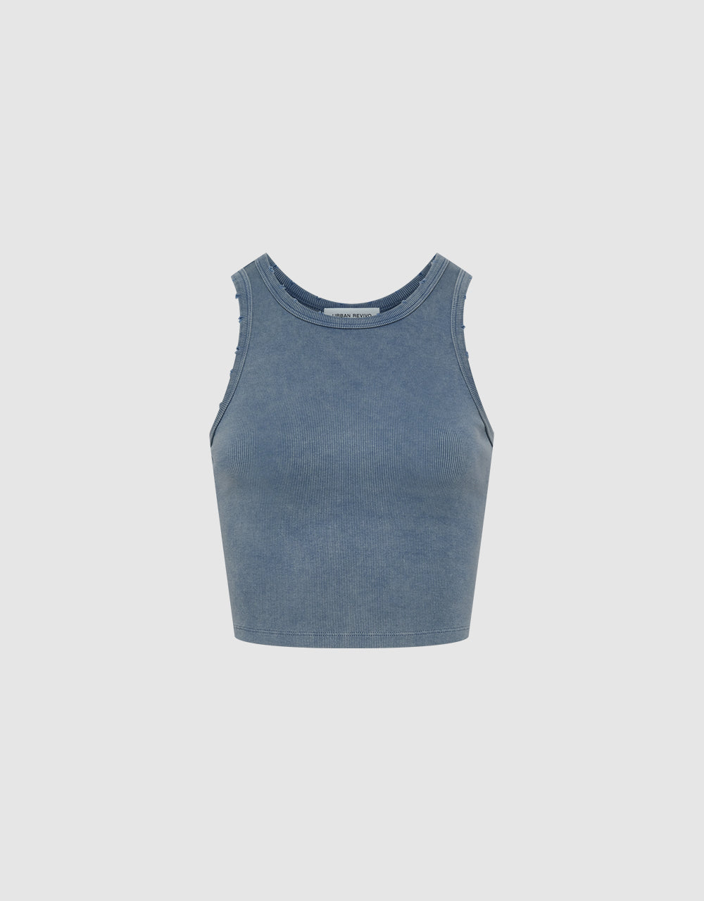 Crew Neck Knitted Tank Top