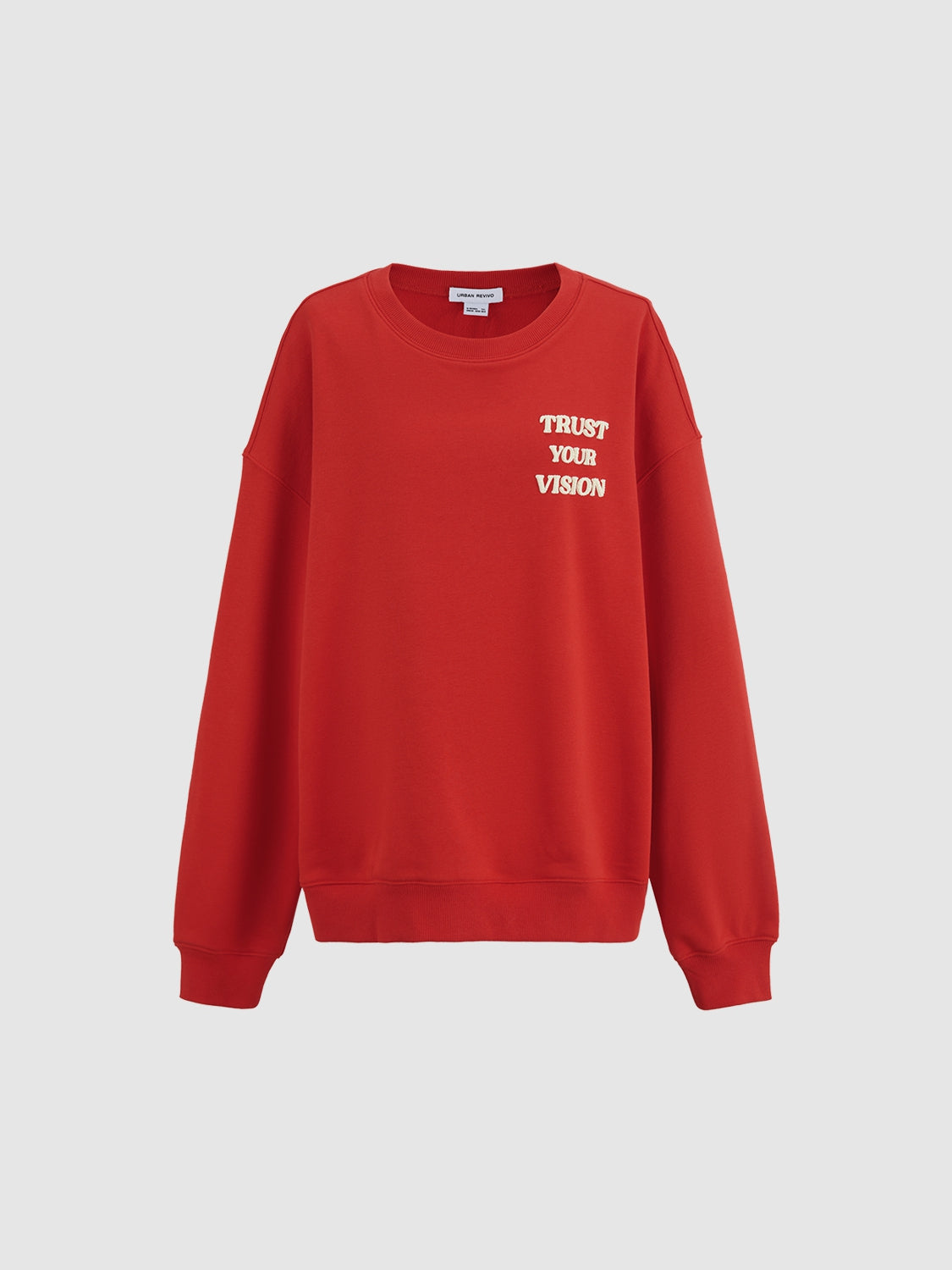 Loose Crew Neck Sweatshirts