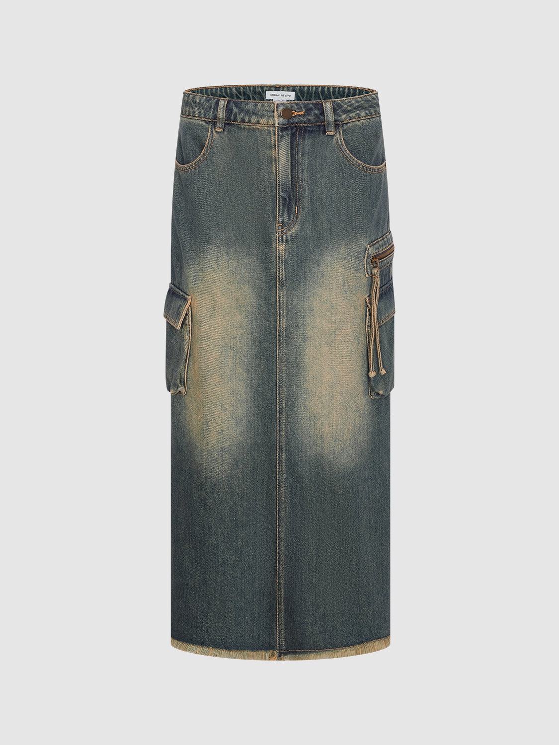 Washed Denim Skirts