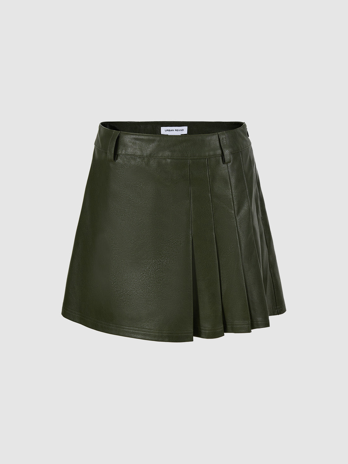 A-Line Pleated Mini Skirts