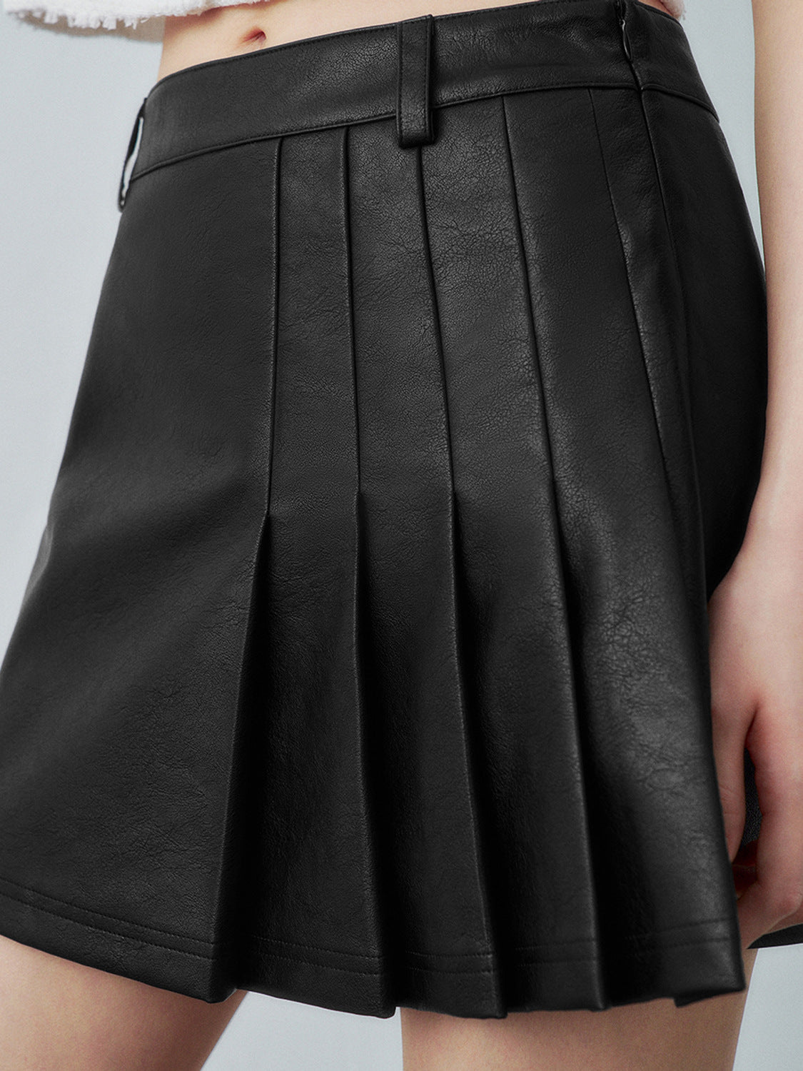 Mini Pleated A-Line Skirts