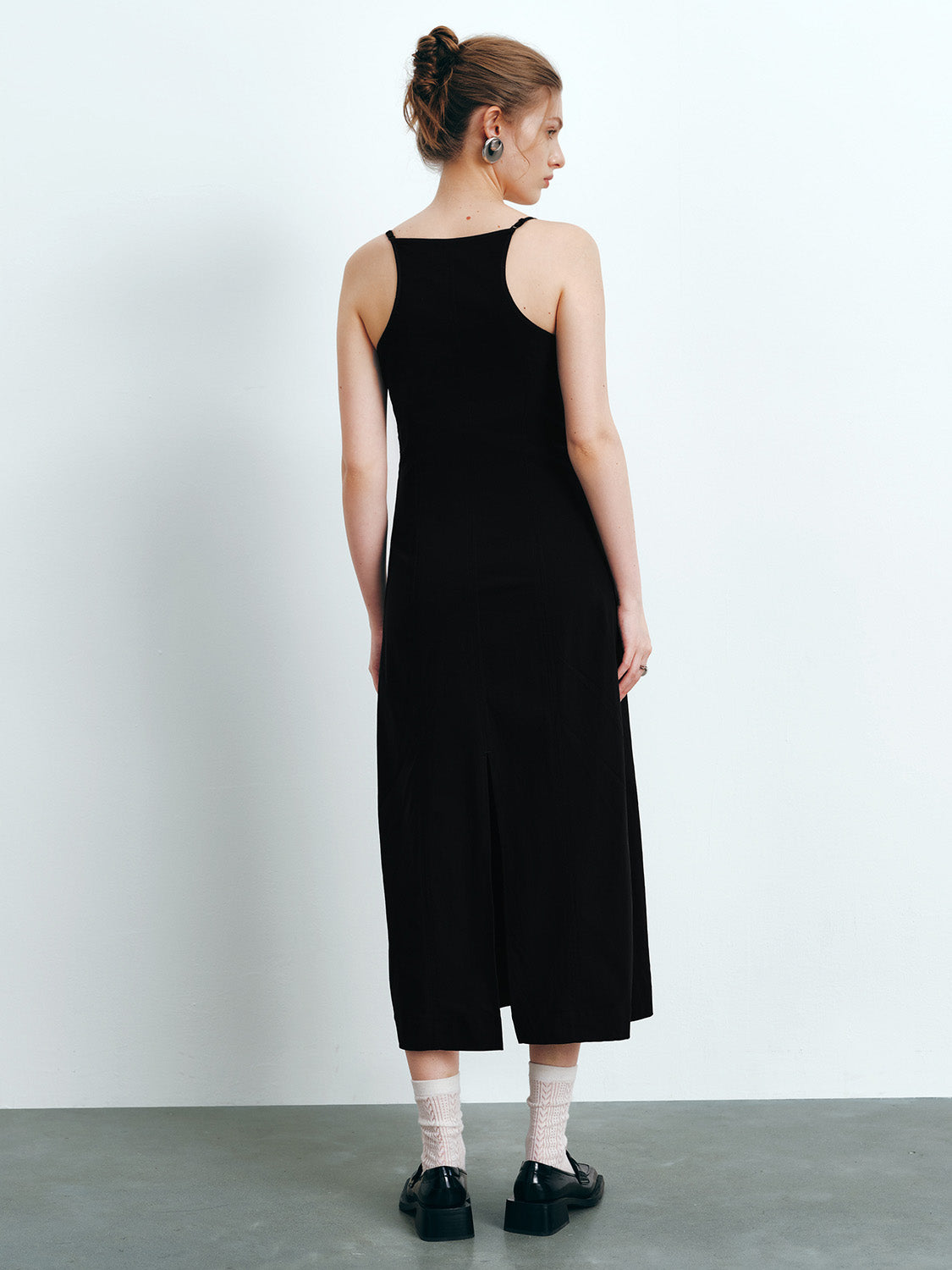 Halter Neck Skinny A-Line Dress