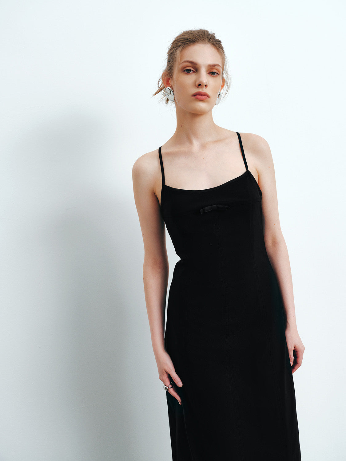 Halter Neck Skinny A-Line Dress