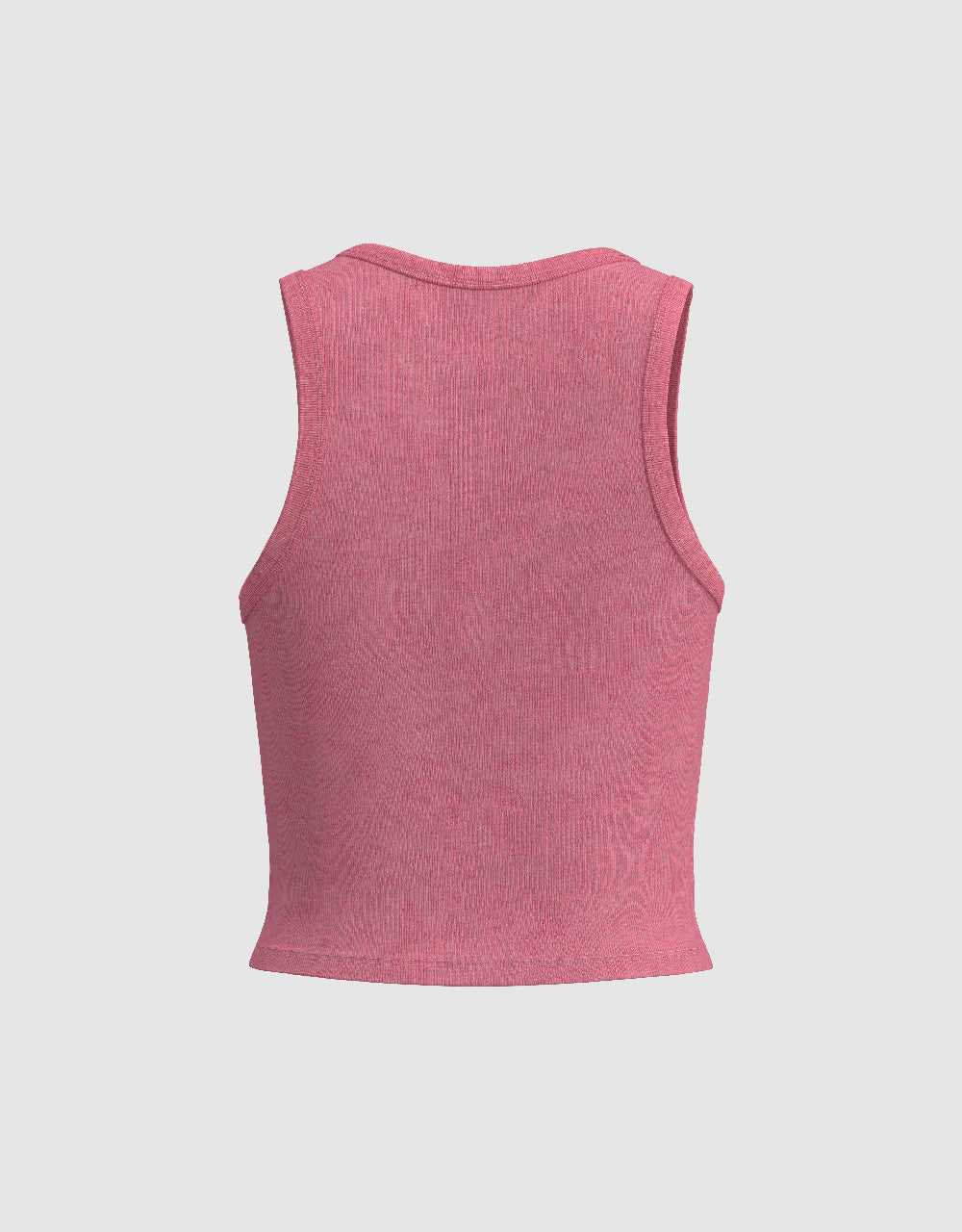 Crew Neck Knitted Tank Top