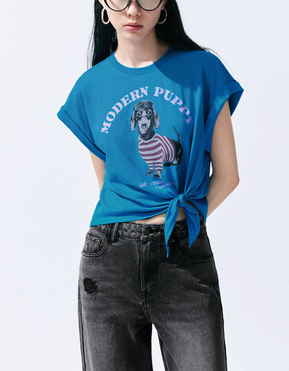 Printed Crew Neck T-Shirt