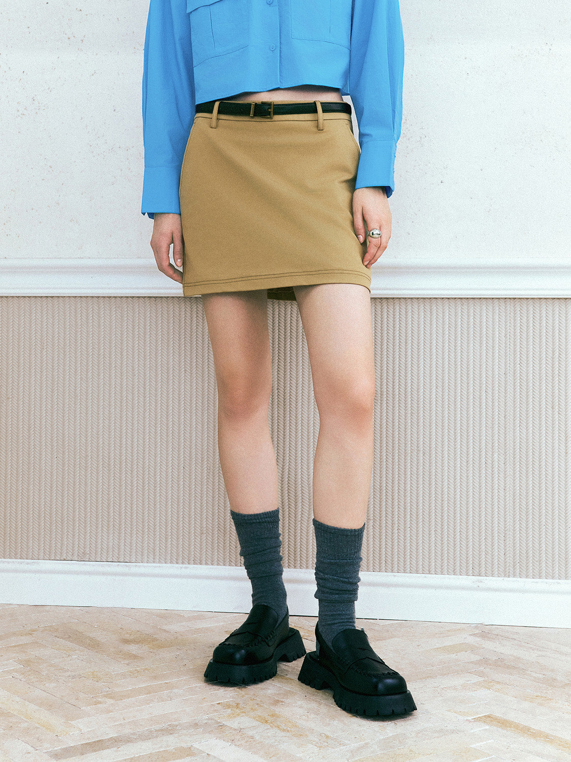 Mini Straight Skirt