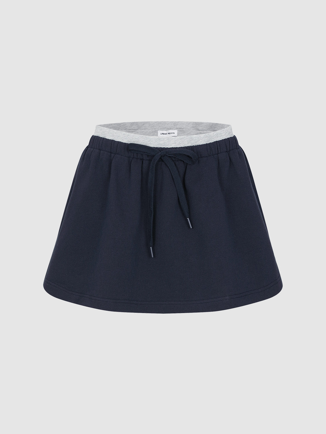 Drawstring Mini A-Line Skirts