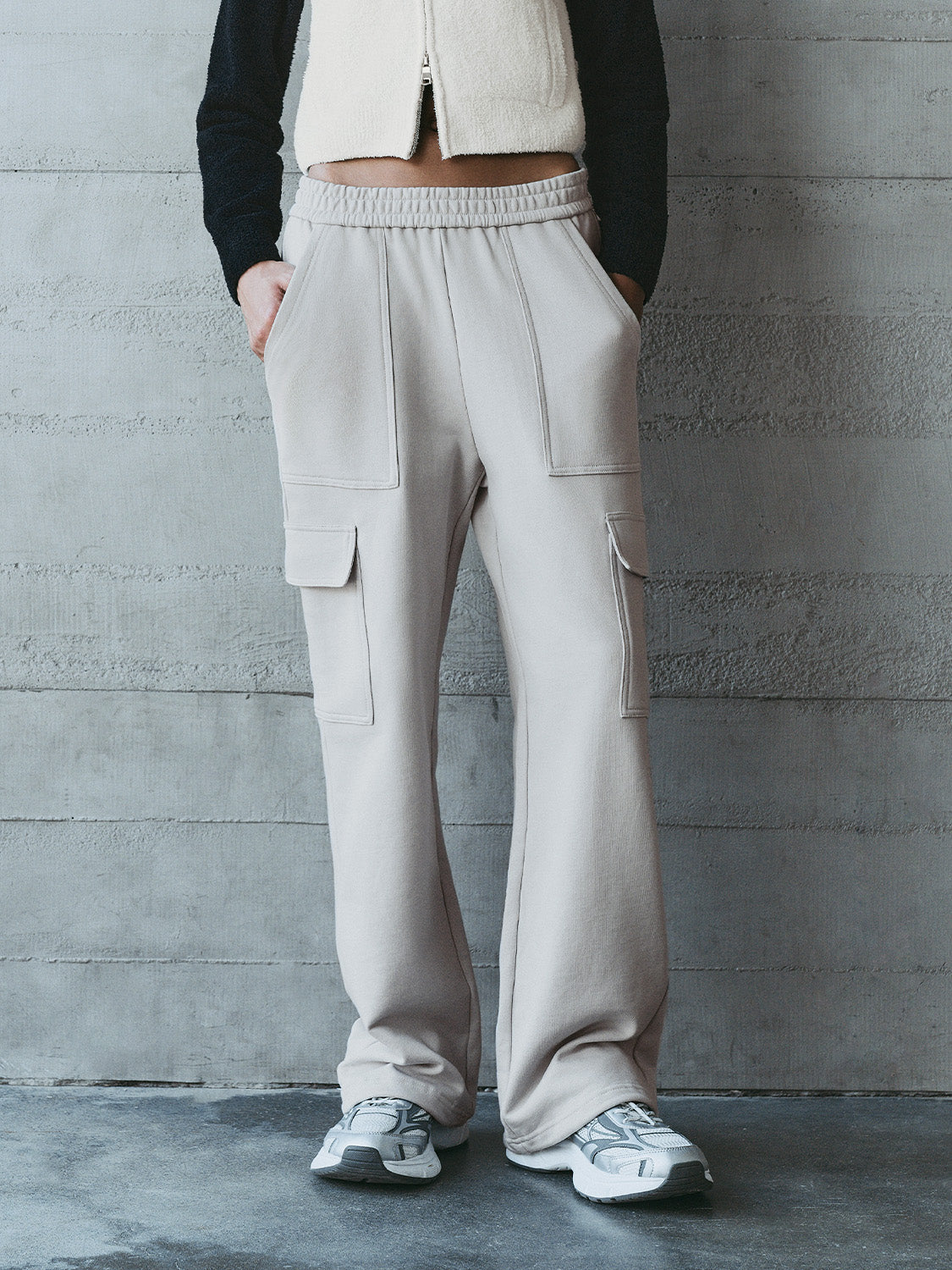 Loose Wide-Leg Pants