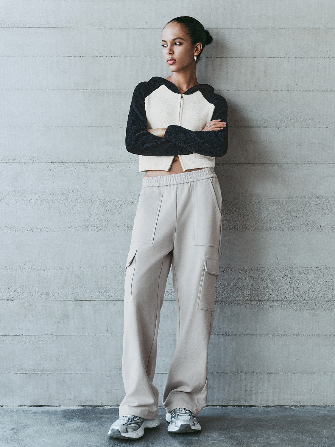 Loose Wide-Leg Pants