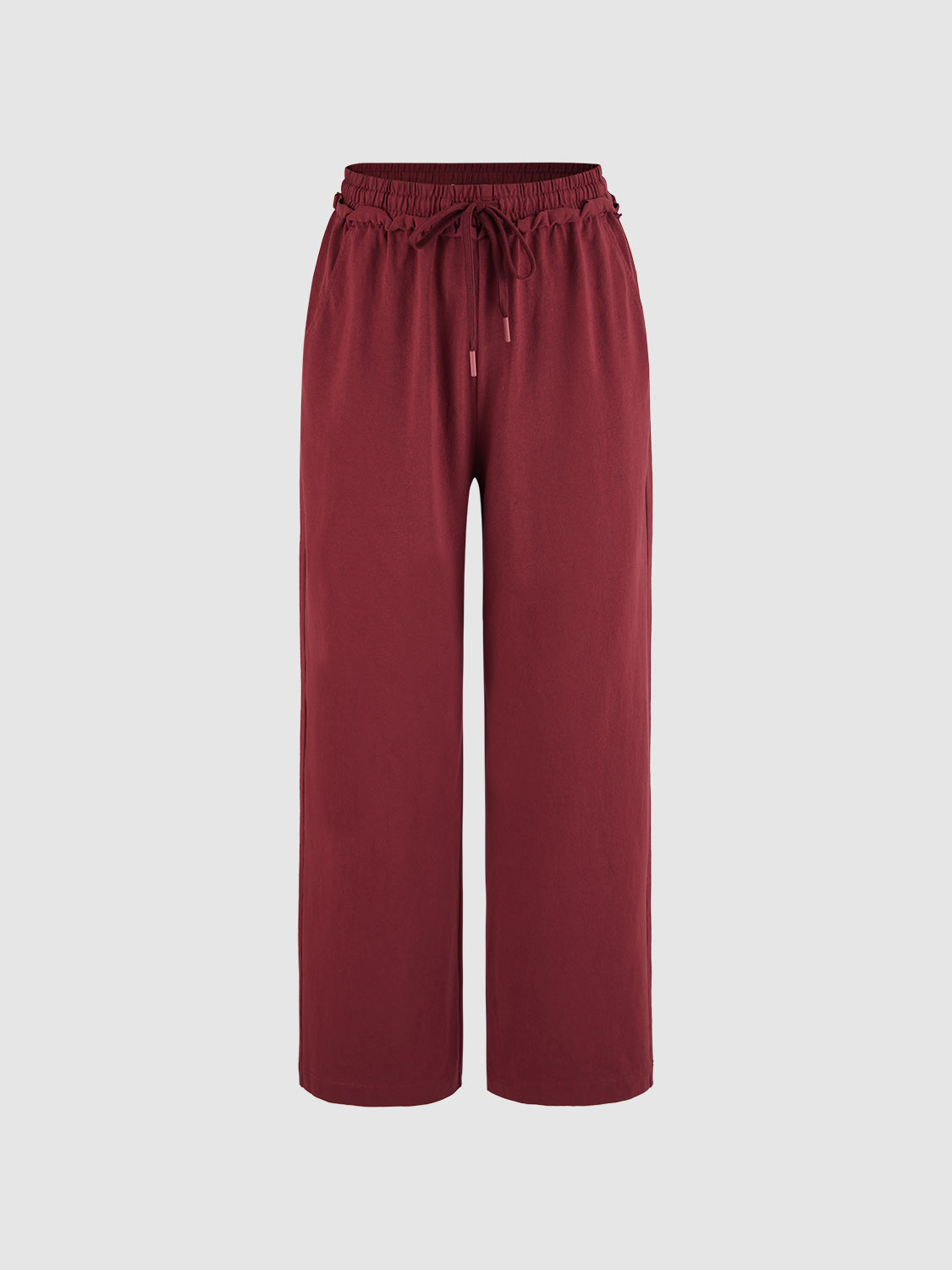 Drawstring Wide-Leg Pants