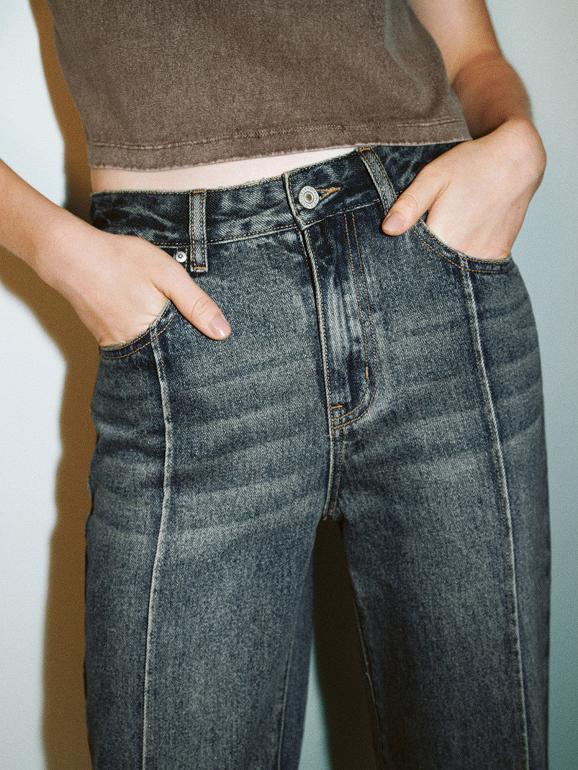 Wide-Leg Jeans