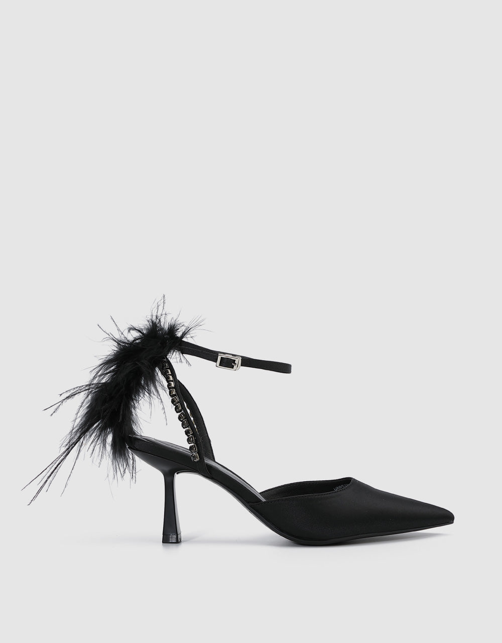 Feather Décor Pointed Toe Slingbacks – Urban Revivo Thailand